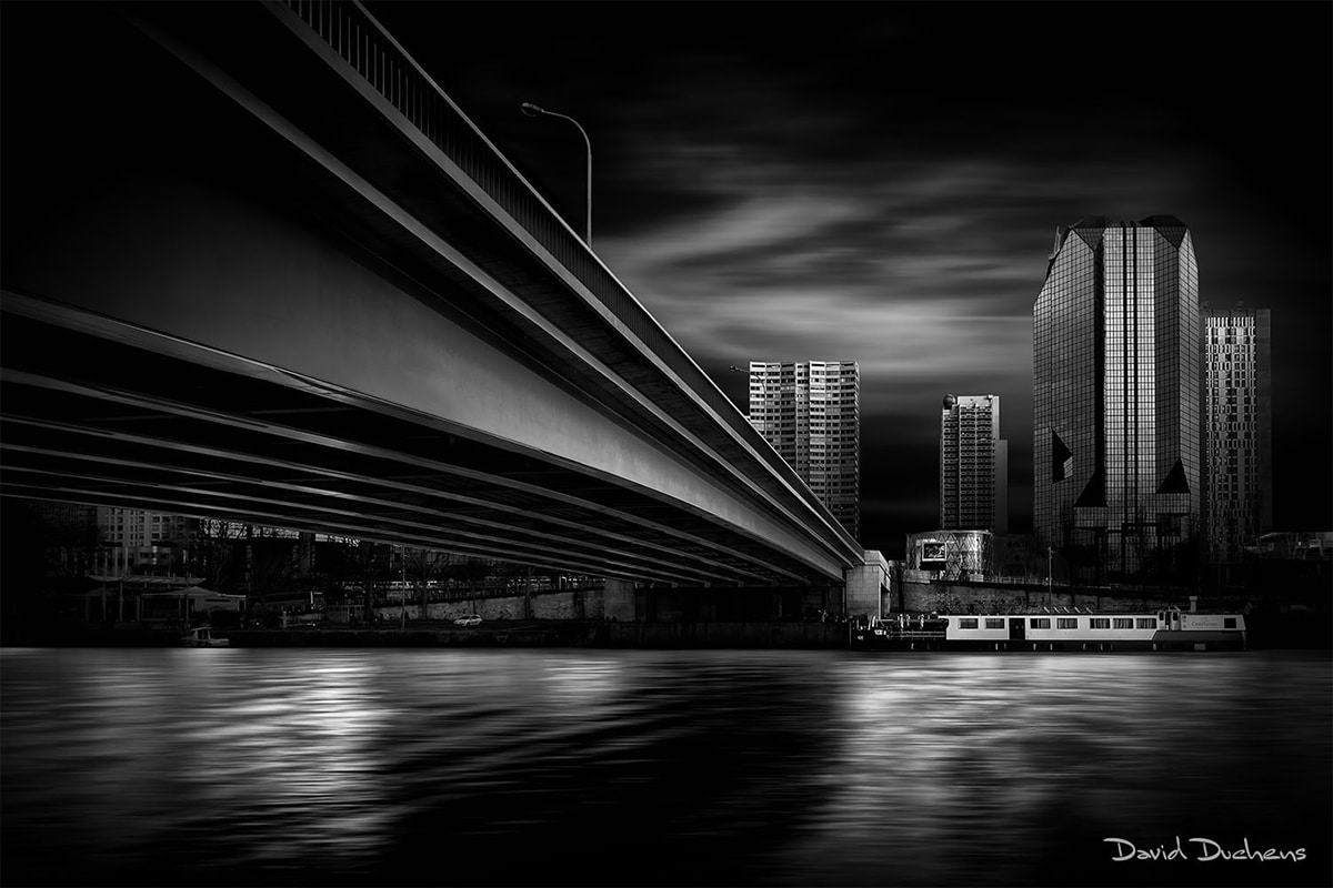 Photo d'architecture de David Duchens en noir et blanc