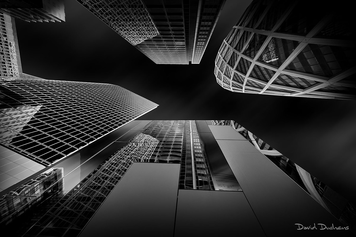 Photo d'architecture de David Duchens en noir et blanc