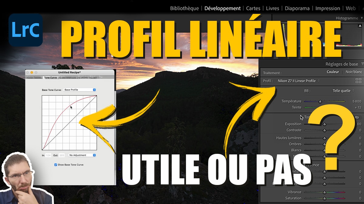 Les profils linéaires pour Lightroom ou Camera RAW sont ils utiles?