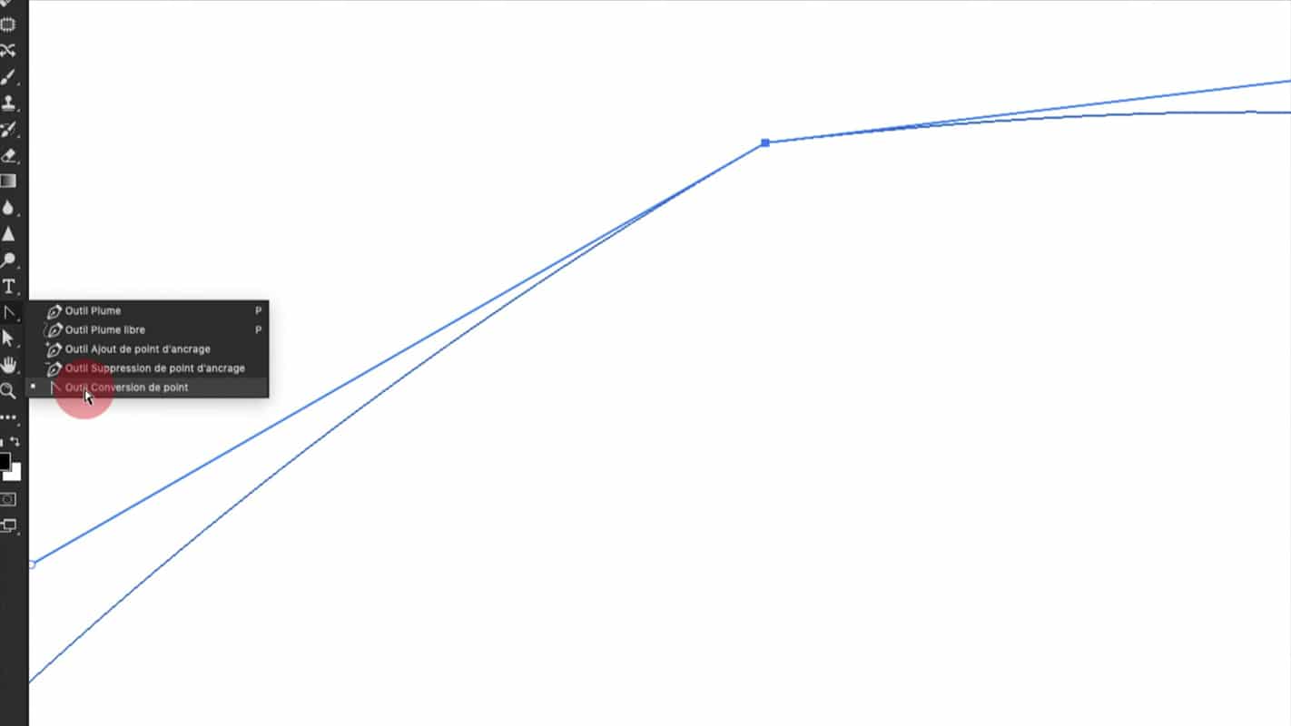 L'outil conversion de point