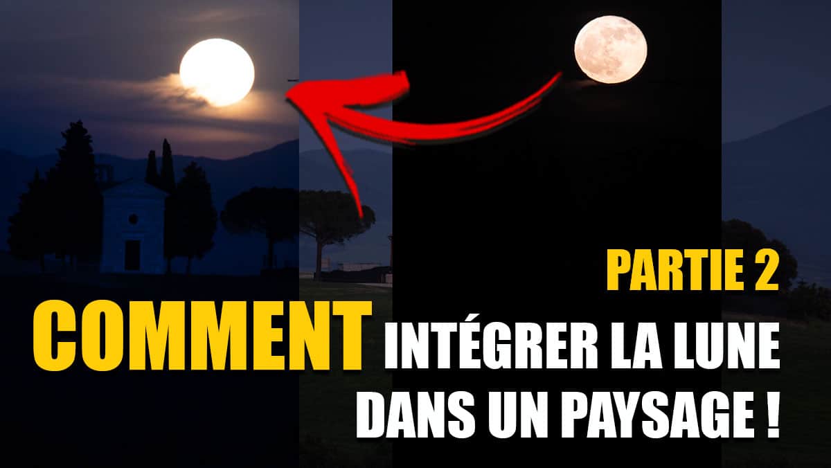 couverture de l'article comment traiter les photos de la lune avec un paysage