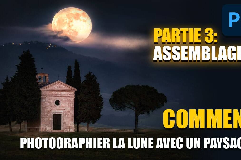 couverture article comment créer un montage de la lune dans un paysage avec Photoshop