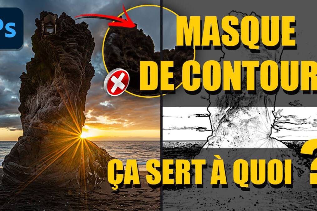 Couverture article Le masque de contours dans PHOTOSHOP .