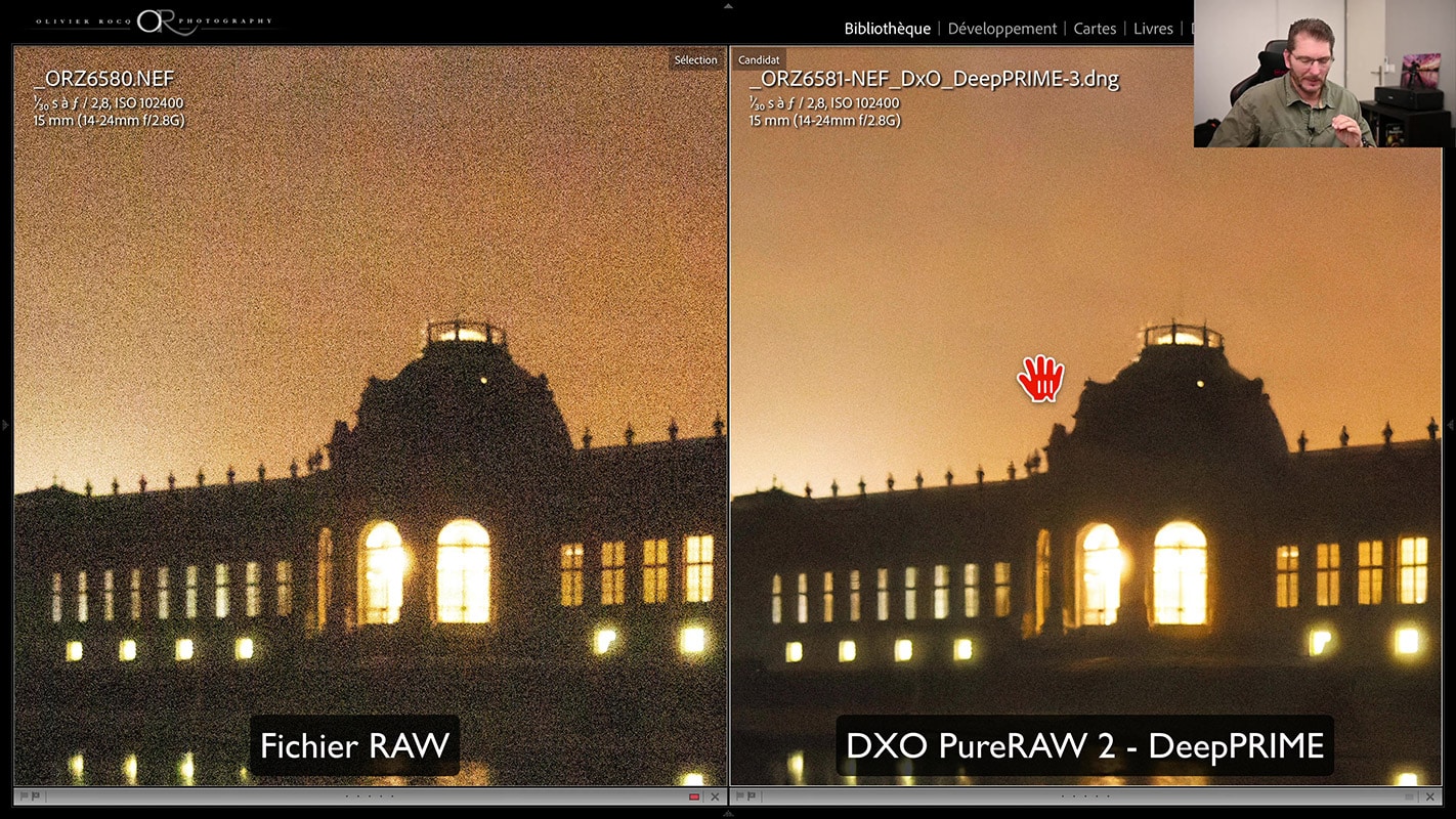 Traitement fichier original avec DXO Pure Raw 2 du long bâtiment.