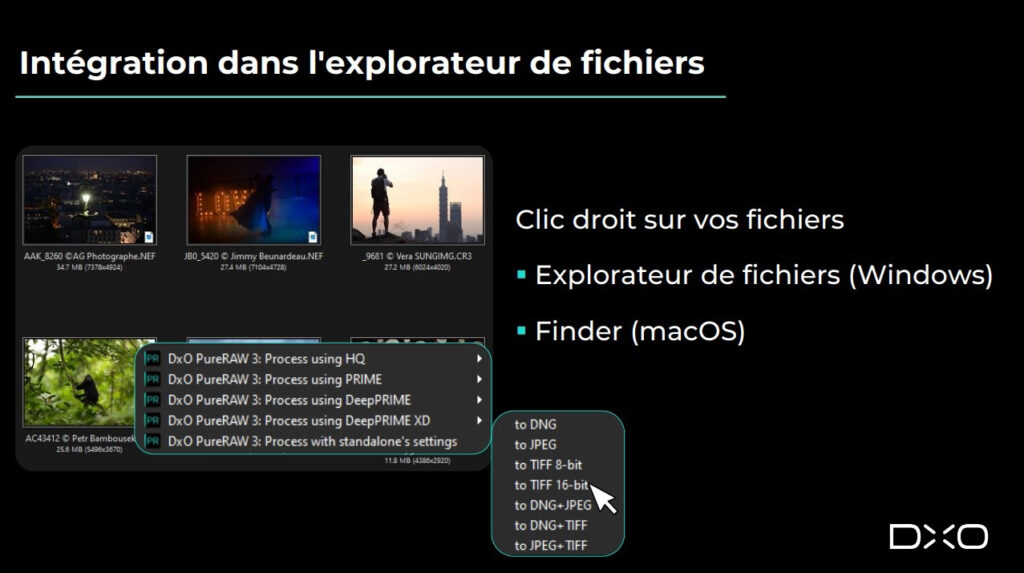 DXO Pure RAW 3 meilleur logiciel de réduction du bruit