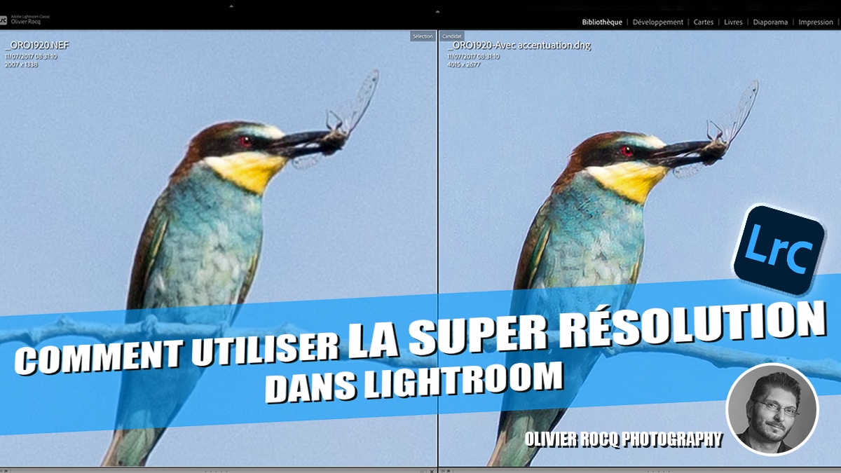 Couverture article super résolution dans Lightroom