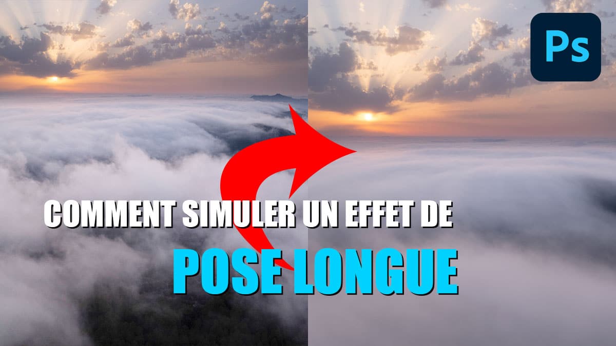 Couverture article Simuler un effet de pose longue dans Photoshop.