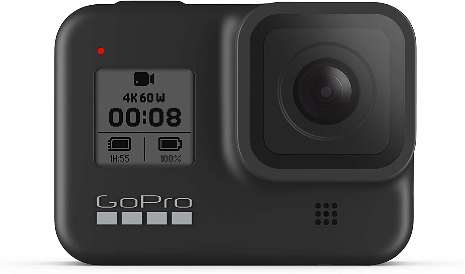 Image de la caméra d'action de la marque Gopro Hero8 couleur noire