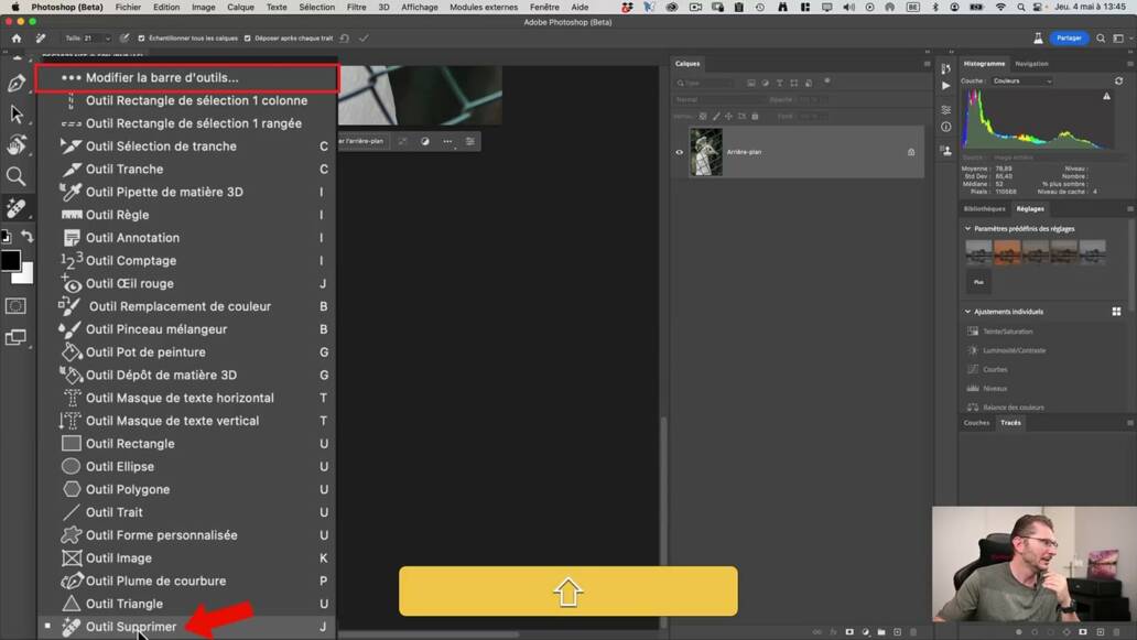 Le nouvel outil Supprimer de Photoshop avec IA