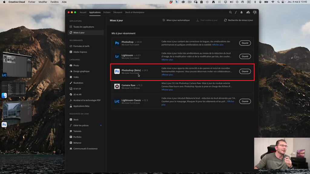 Le nouvel outil Supprimer de Photoshop avec IA