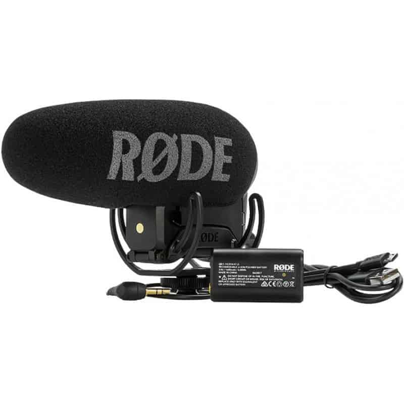 Image du microphone de caméscope avec fil noir de la marque Rode Videomic Pro +