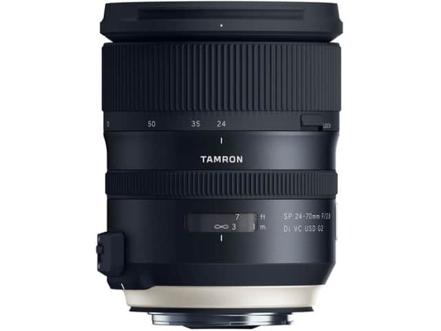 Image de l'objectif de la marque Tamron SP 24-70 mm F/2.8 Di VC USD G2 Monture Nikon