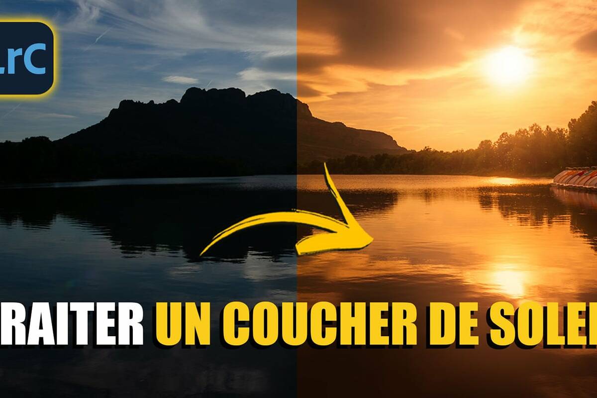 Couverture article Comment traiter une photo de coucher de soleil dans Lightroom.