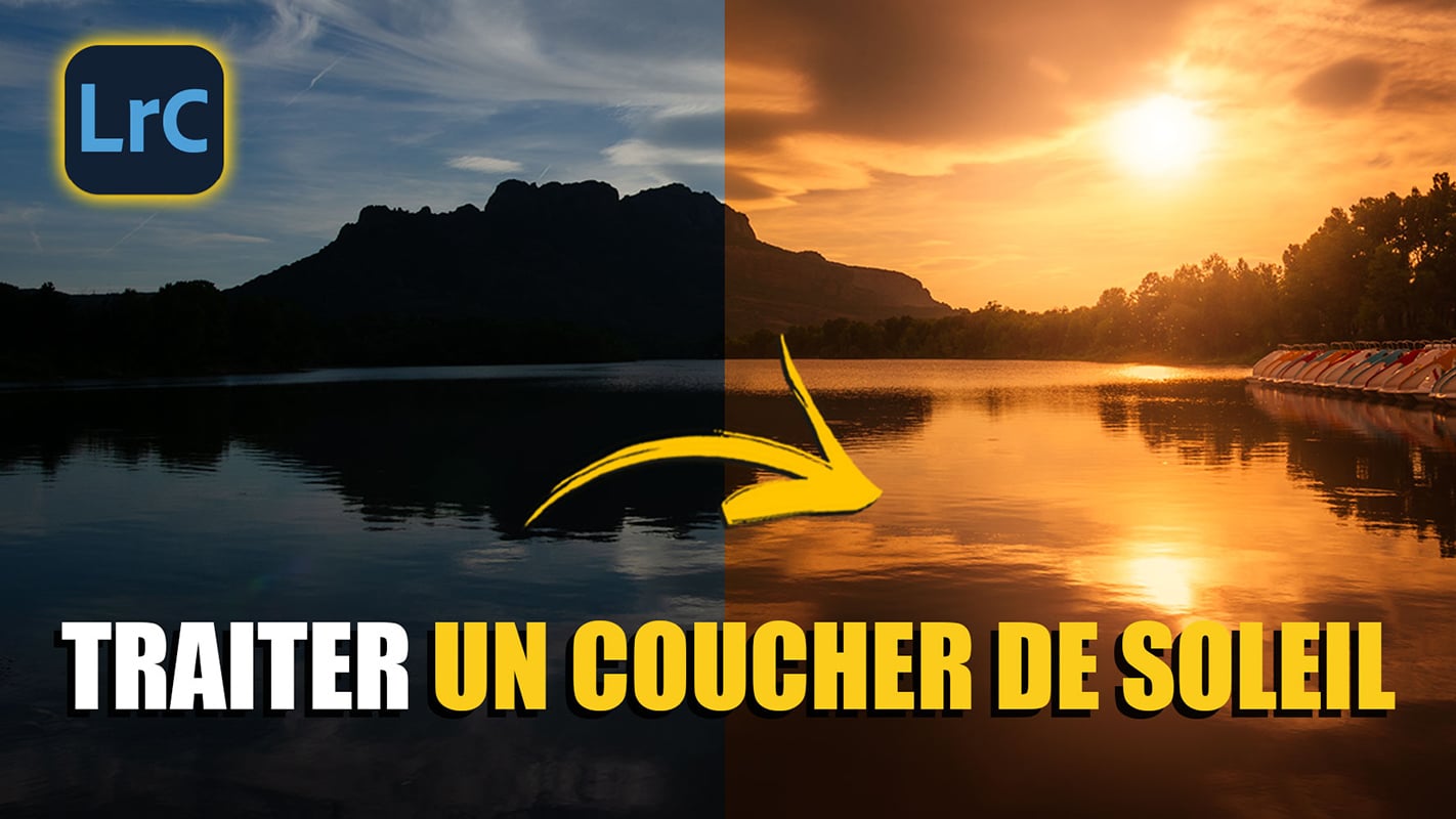 Couverture article Comment traiter une photo de coucher de soleil dans Lightroom.