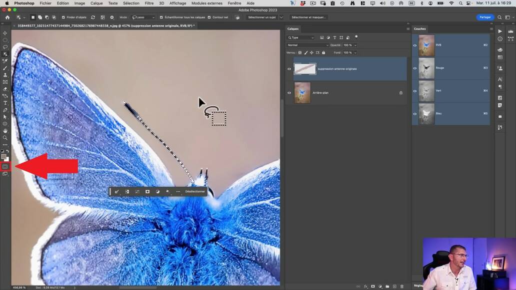 Apprenez à reconstituer une partie manquante avec