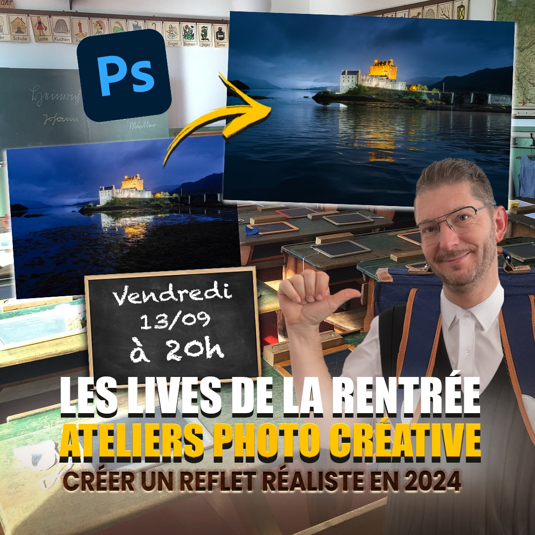 Live reflets Photoshop 2024