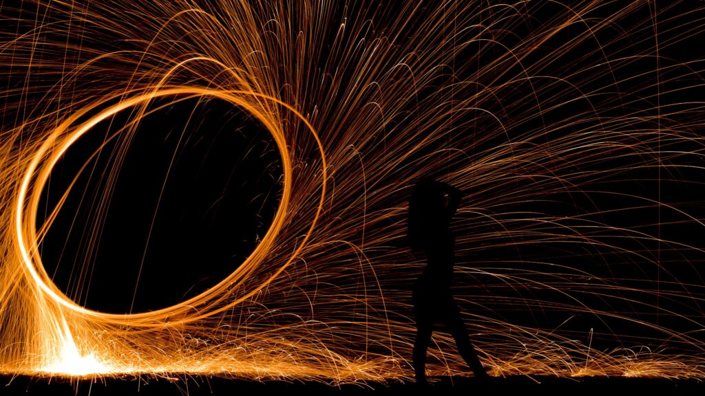 La belle dans la nuit