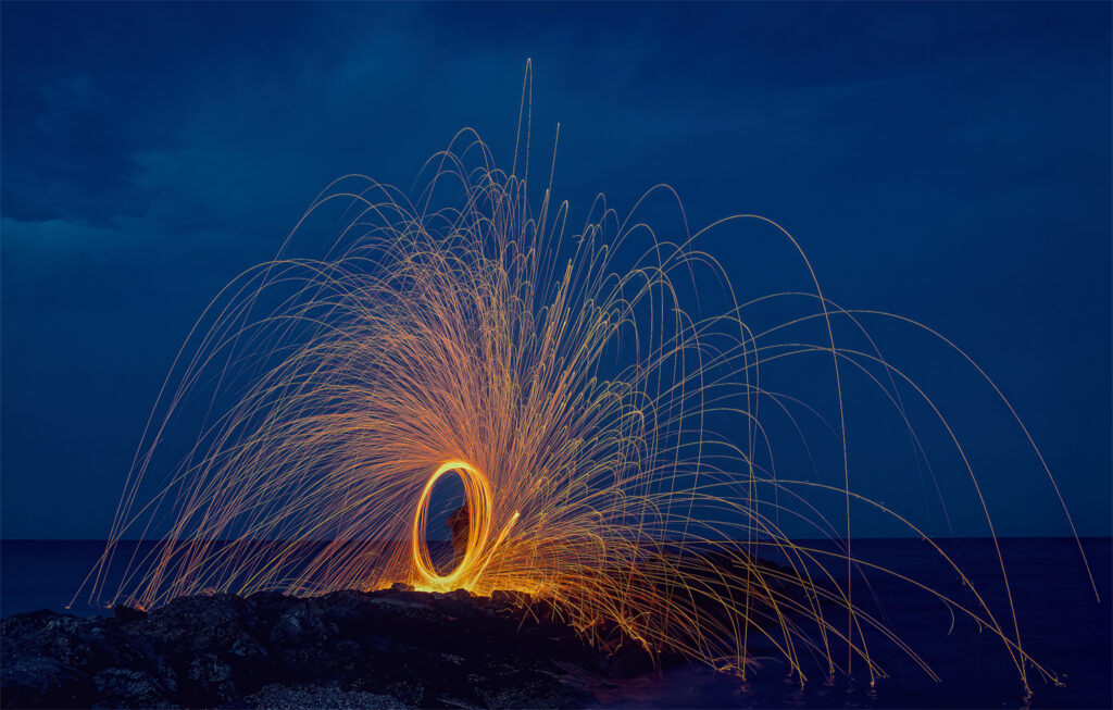 Ligh painting ,les Aresquiers 34