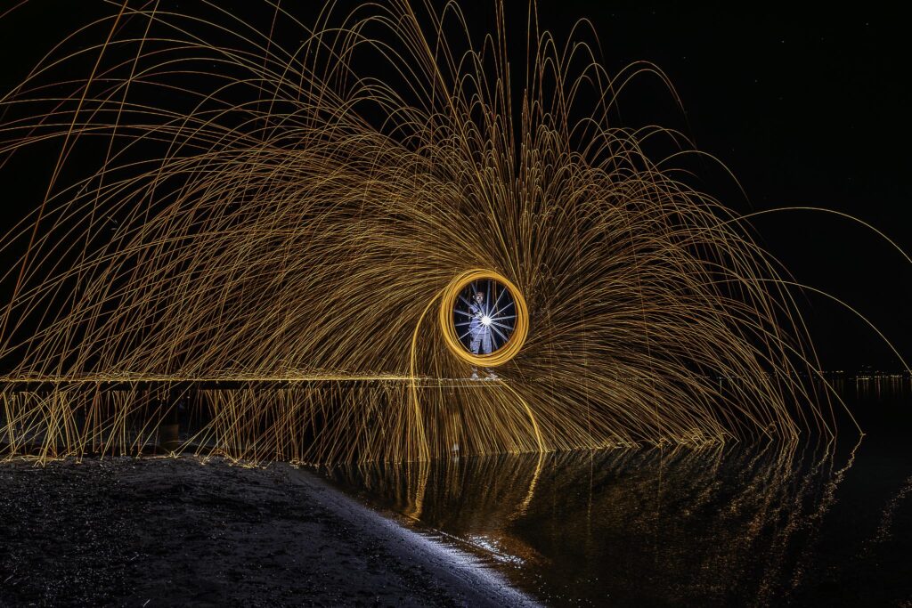 Etincelles sur le lac Léman