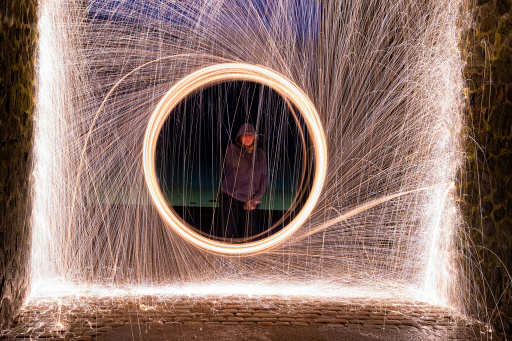 Lightpainting à GRANVILLE
