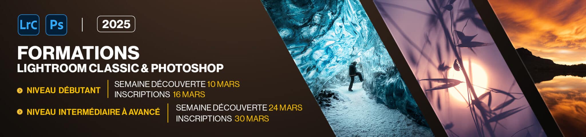 bannière inscriptions formations Olivier Rocq mars 2025