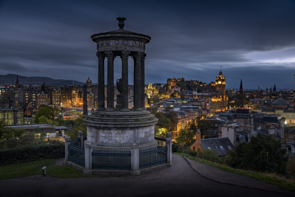 Vue sur Edimbourg - Développement du RAW de Olivier
