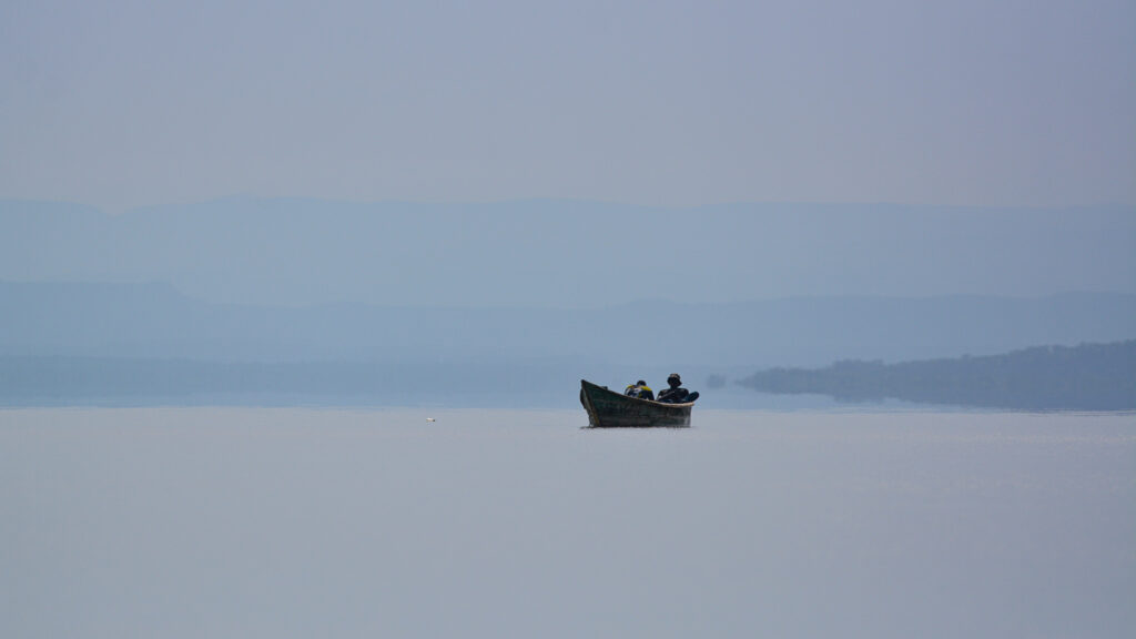 Gérard de Laminne - L'attente (Lac Baringo)