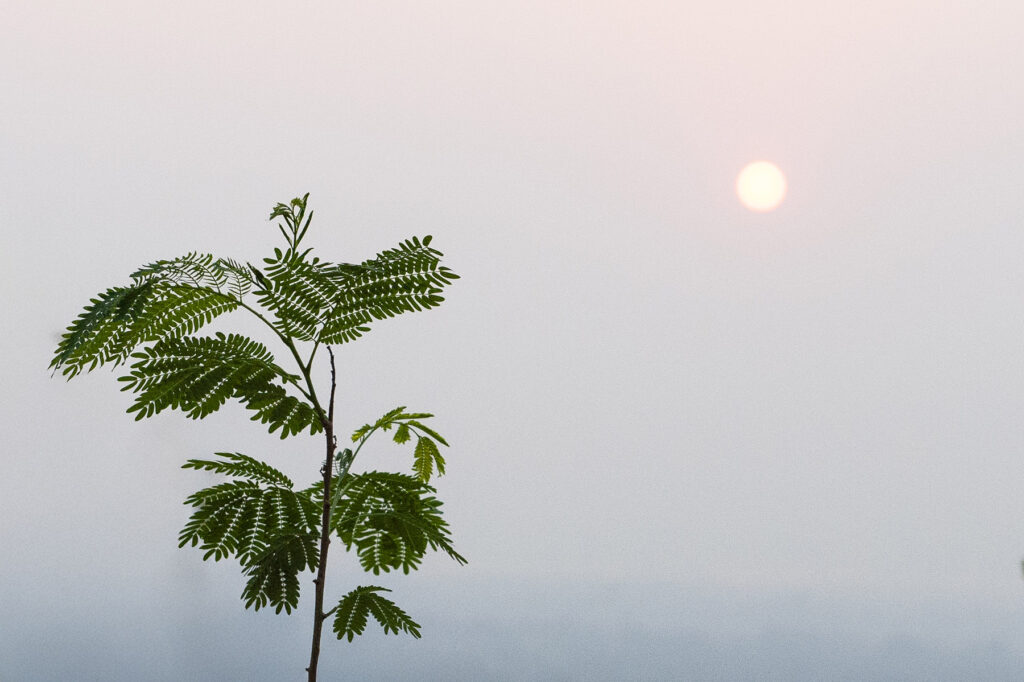 Soleil couchant à Mandalay