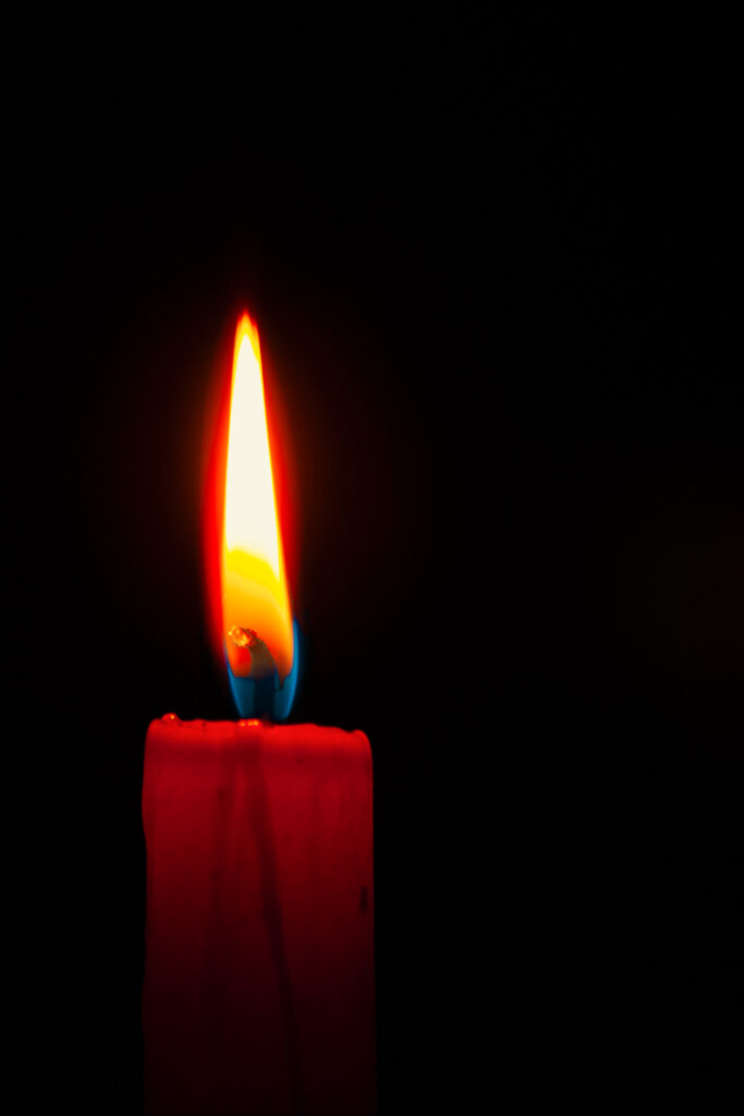 Fascination de la flamme