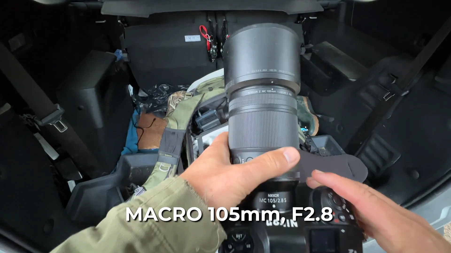 Objectif macro Nikkor Z MC 105 mm f/2.8 utilisé pour l’ascalaphe