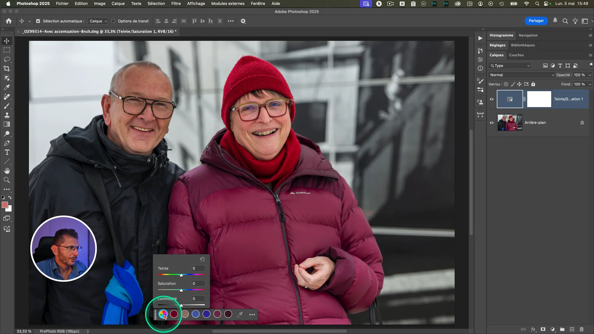 correction couleurs