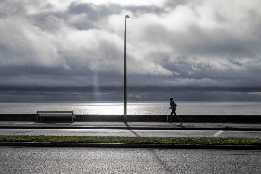 La joggeuse