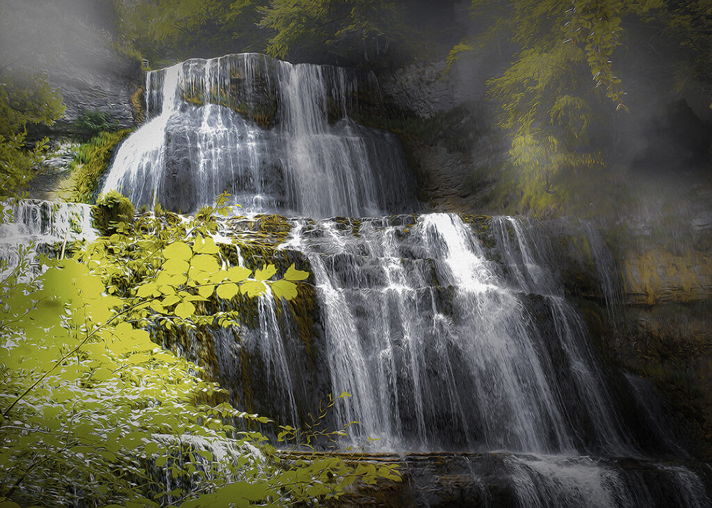 Le Hérisson et sa cascade