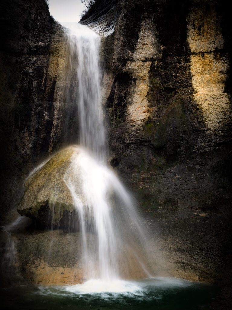 Cascade souvent en assec
