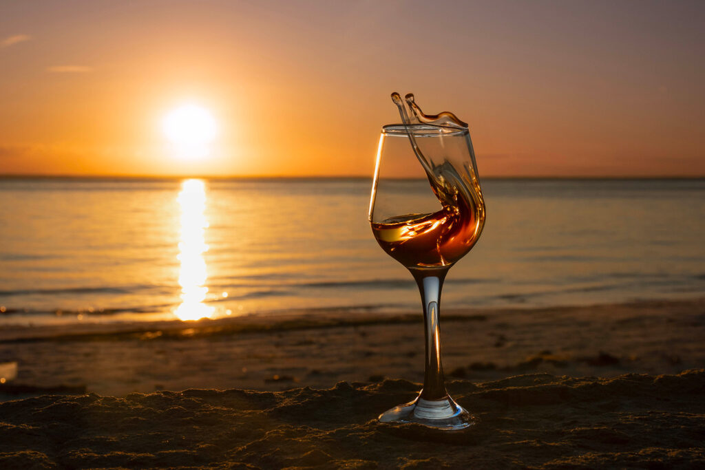 Apéro soleil couchant...