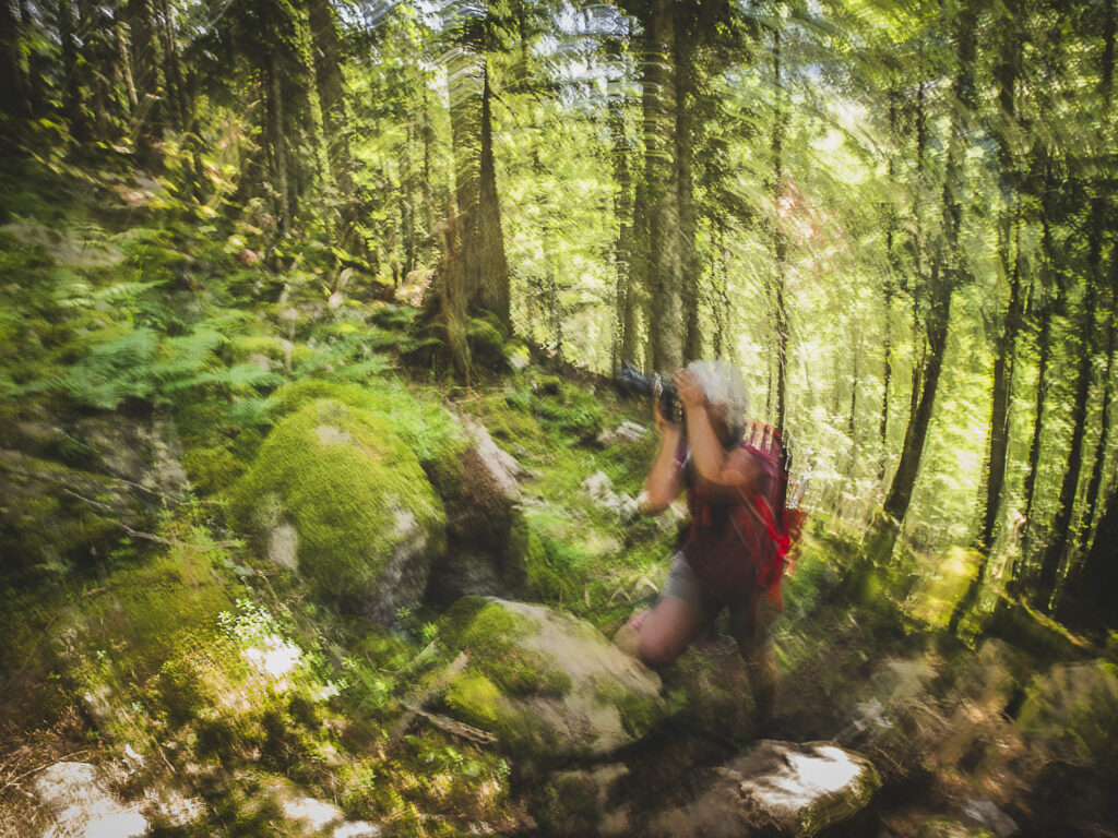 La photographe et le tourbillon