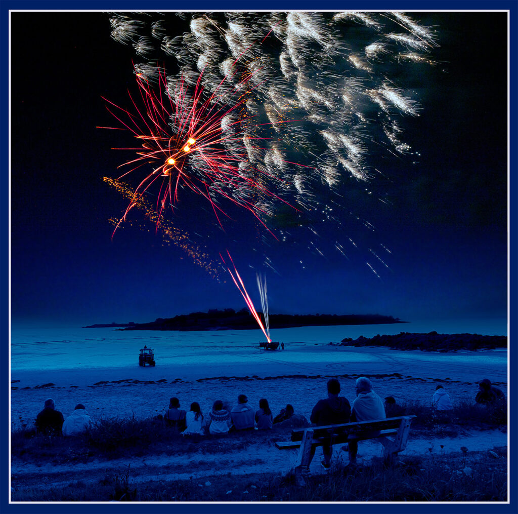 Avant l' apparition des étoiles, plage du Dossen, Bretagne, 13 juillet 2025
