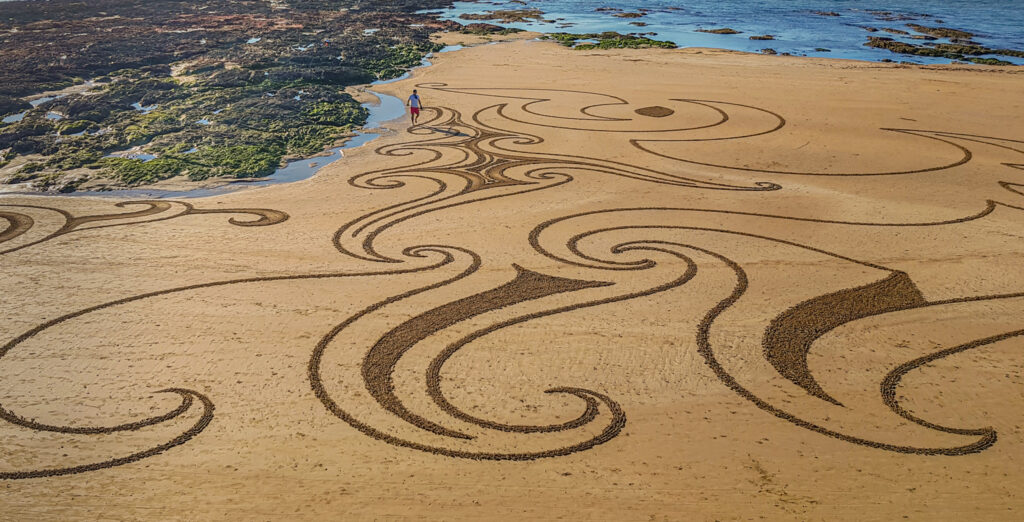 Le jardinier de la plage