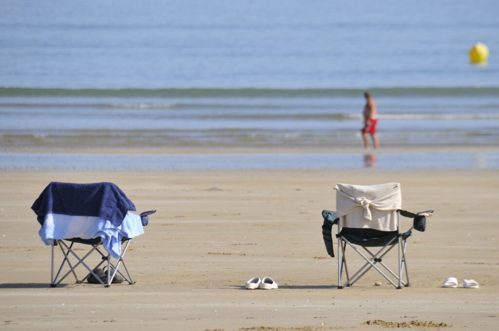 Perdu sur Plage de Bretagne Septembre 2020