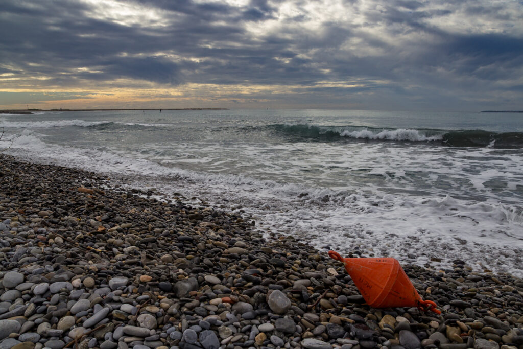 Les flots bleus ... pas si bleus les jours d'orage