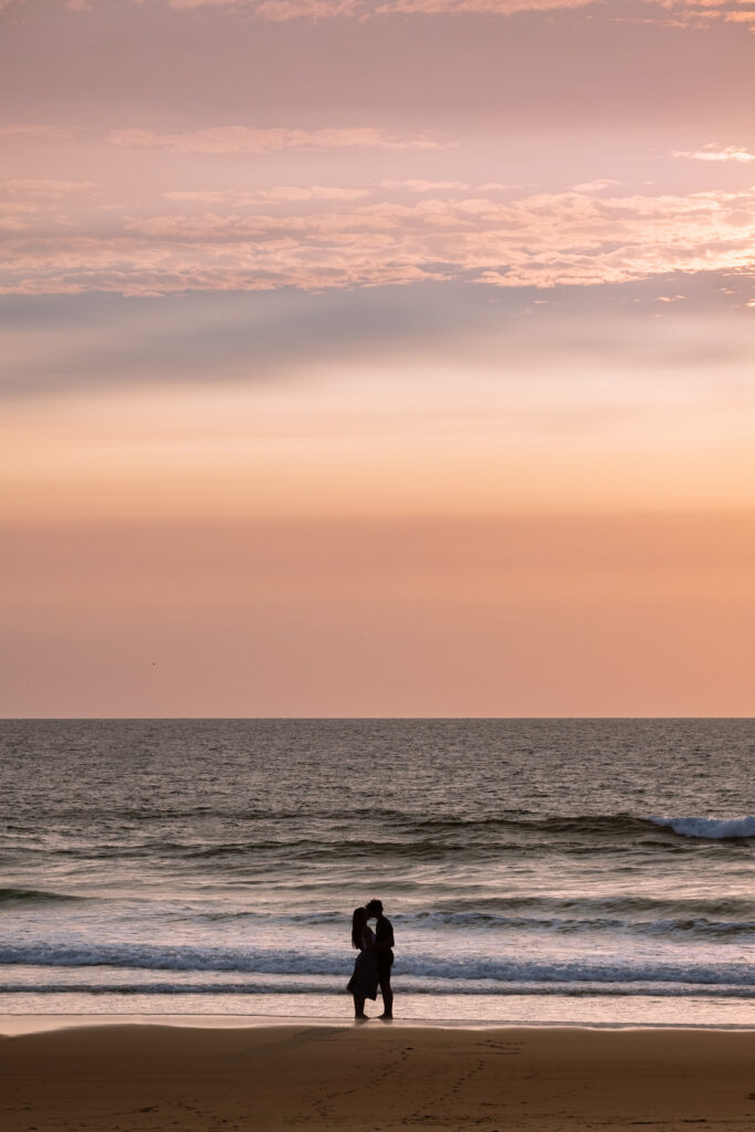 Idylle soleil couchant