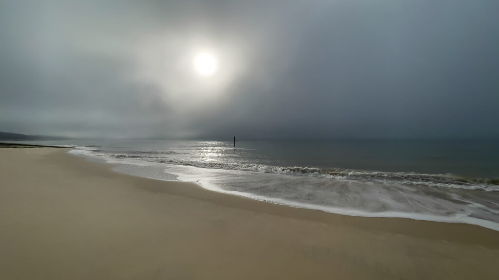 Plage du Pyla en hiver