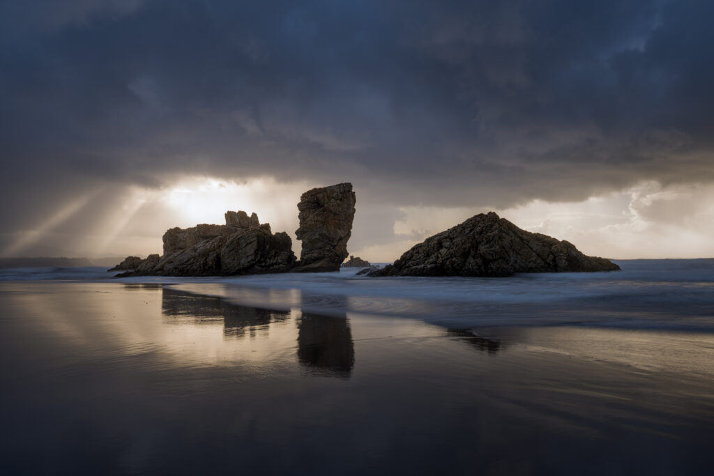 La playa de Bayas - Asturies