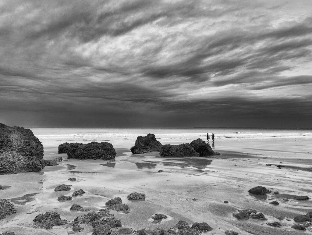 météo normande sur la plage des vaches noires - Villers/mer (14)