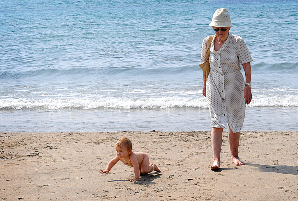 Grand-Mamie et arrière petite fille