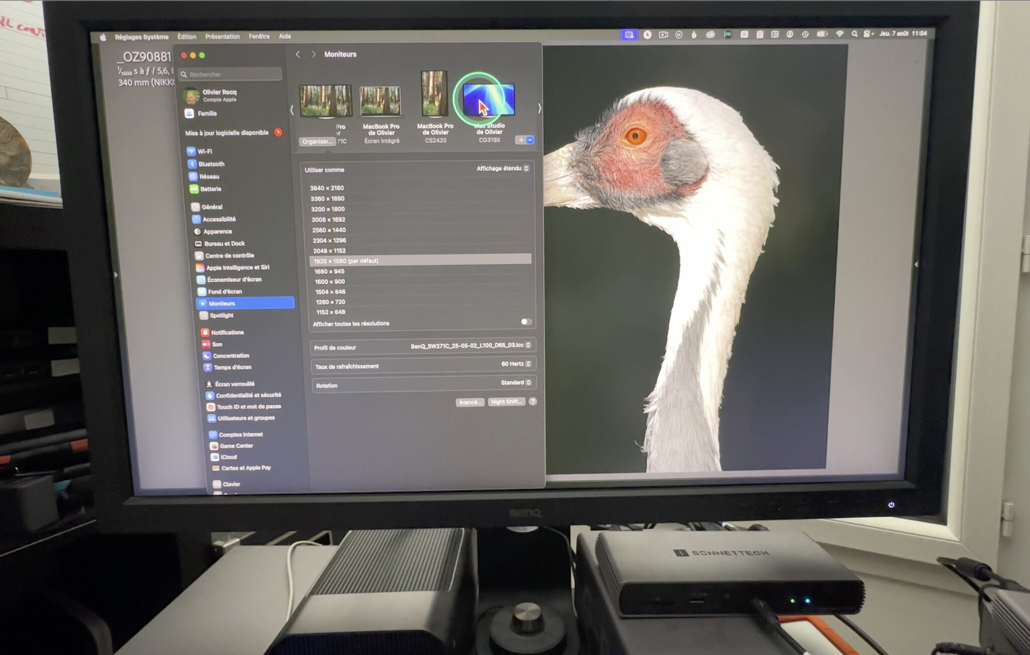 Utilisation de la Magic Mouse pour basculer entre ordinateurs