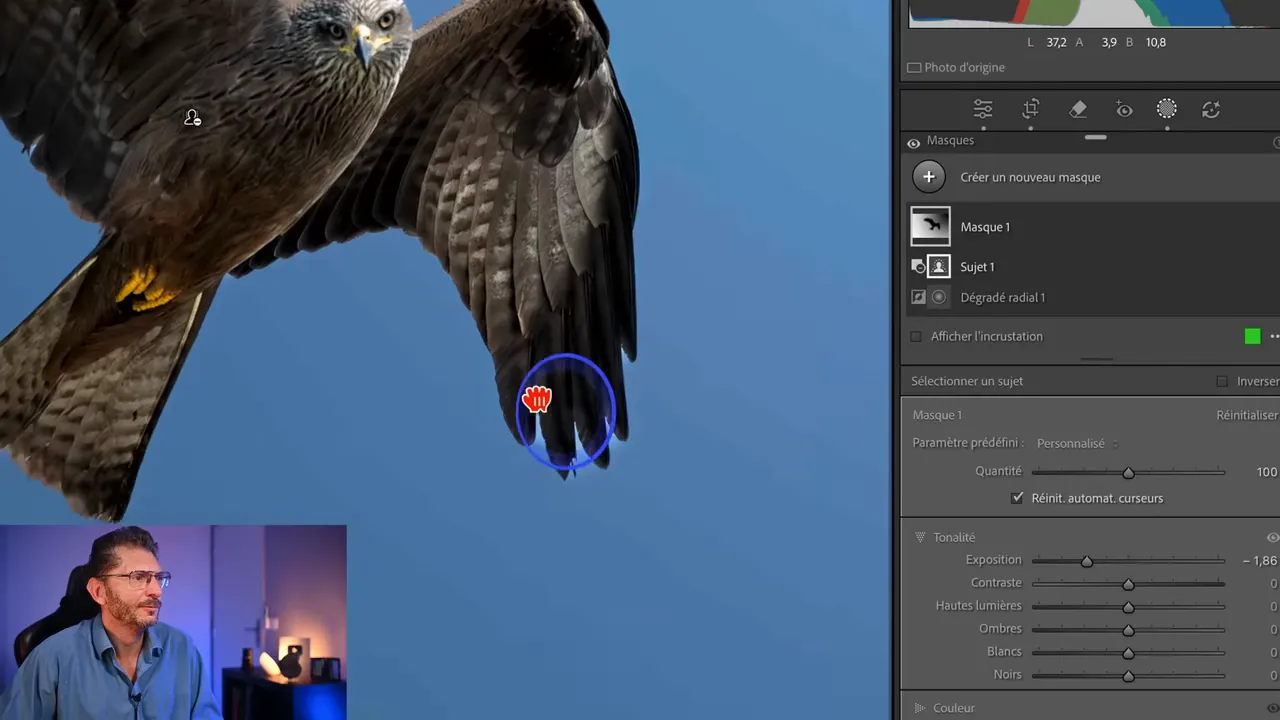 Correction d’un masque de sélection dans Lightroom Classic