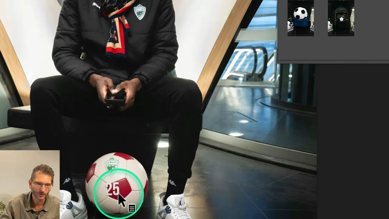 Résultat réaliste du remplacement via Flux Context dans Photoshop