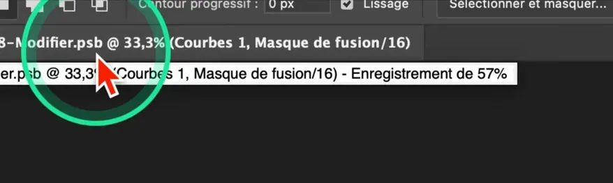 Fichier PSB ouvert dans Photoshop avec de nombreux calques visibles