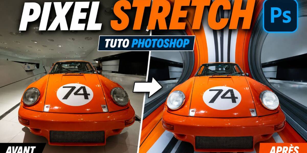 Pixel stretch